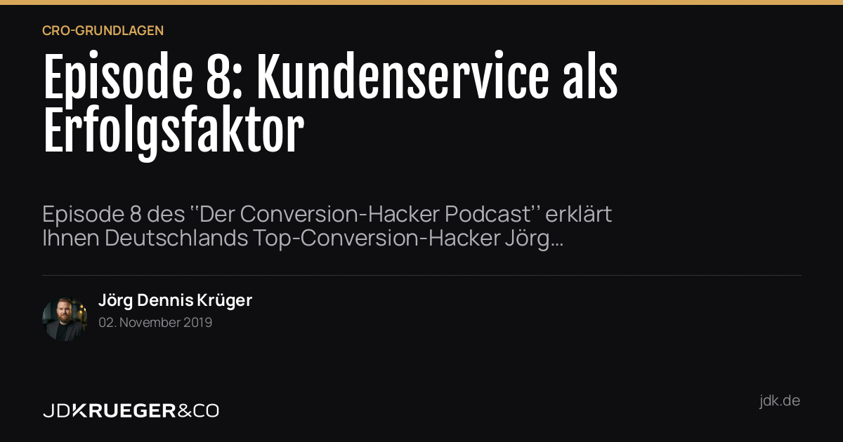 Episode 8: Mit Kundenservice zum Erfolgreichen Online-Shop