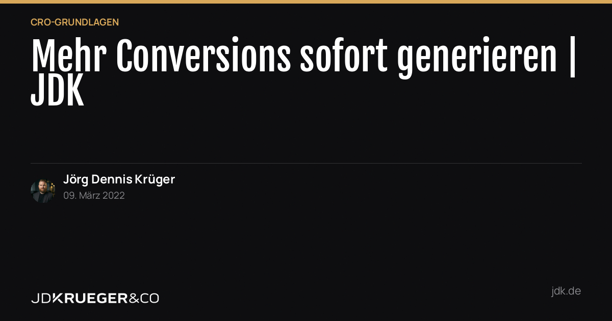I am back! (Und ein paar Tipps wie du sofort mehr Conversions generierst)