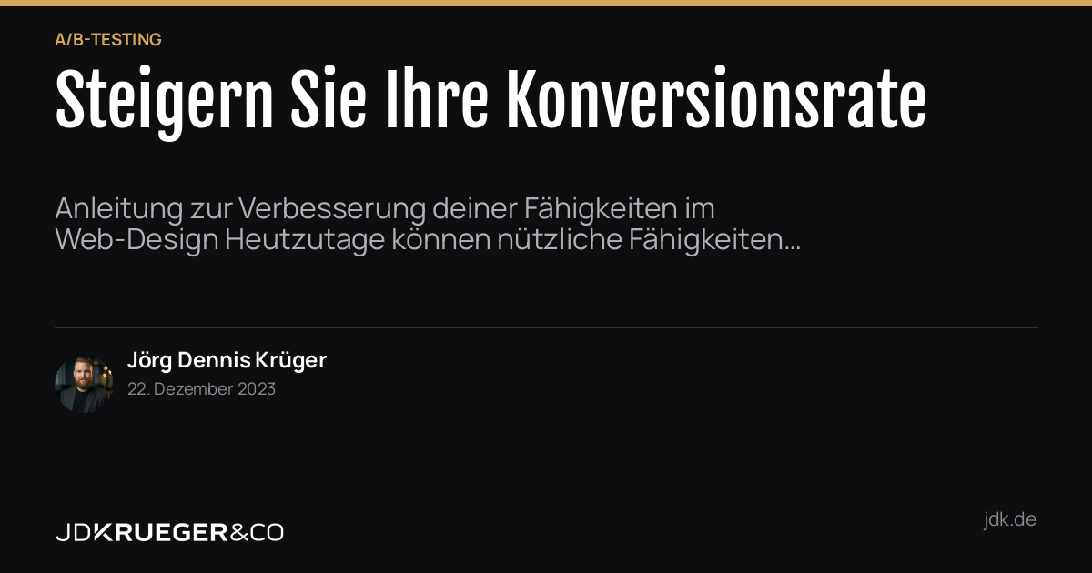 Steigern Sie Ihre Konversionsrate: Personalisierte SEO-Strategien durch A/B-T…