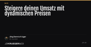 Steigere deinen Umsatz mit dynamischen Preisen